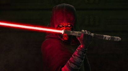 Maul holding his lightsaber in Maul &ndash;&nbsp;Shadow Lord