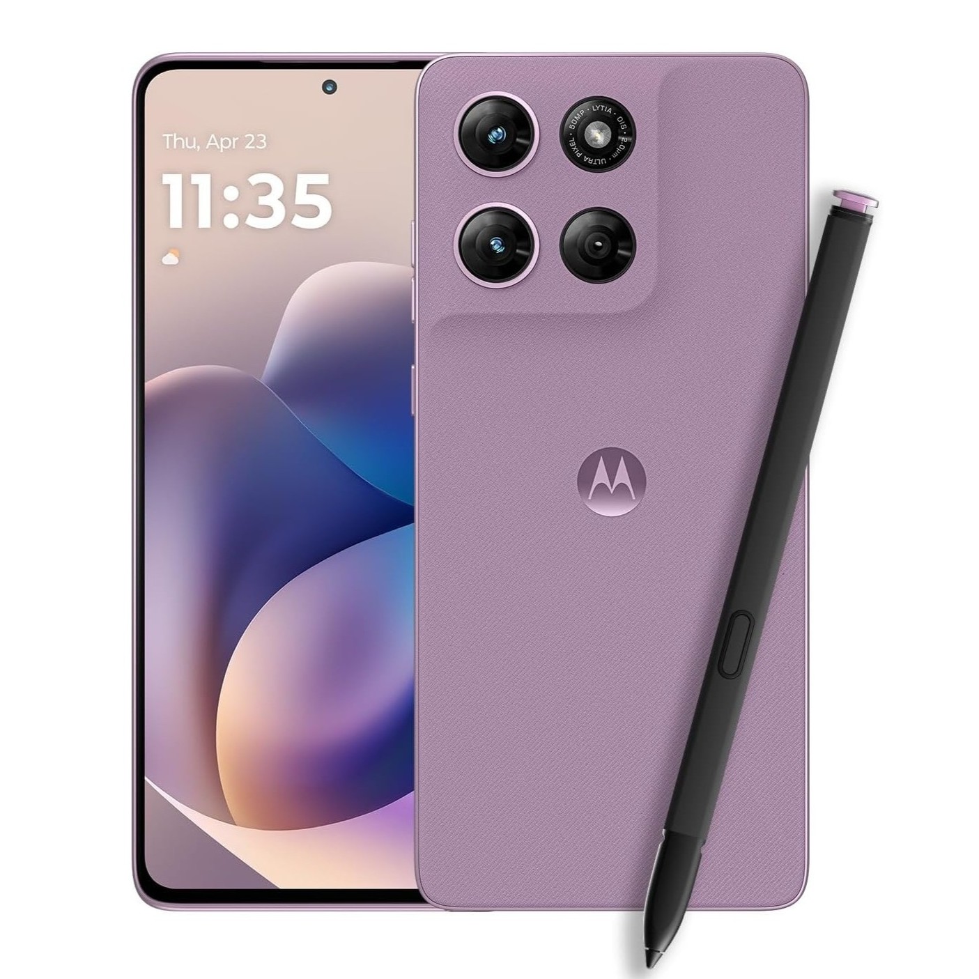Moto G Stylus 2026 lavender mist square render