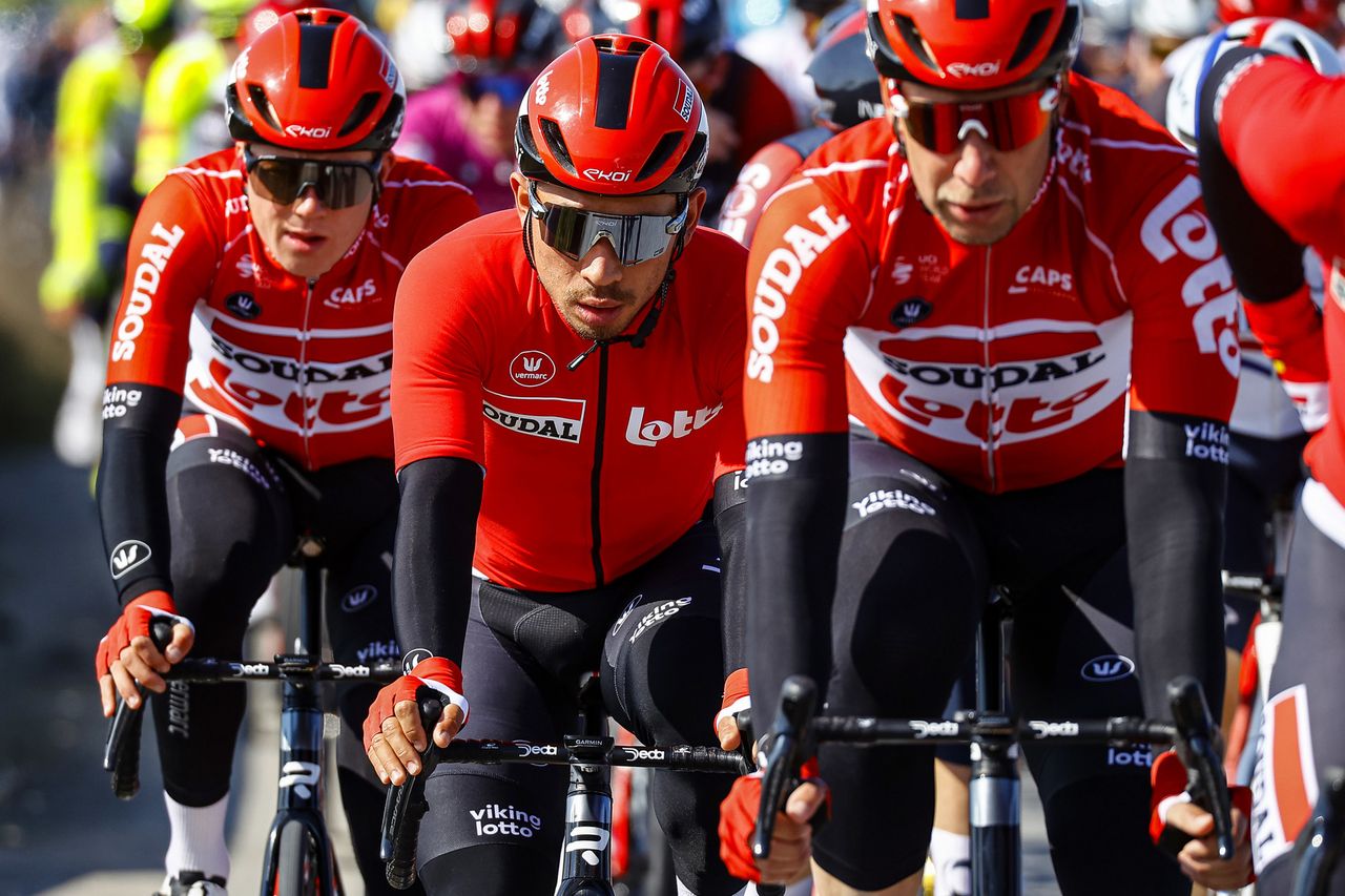 Tirreno Adriatico 2022 - 57th Edition - 2nd stage Camaiore - Sovicille 219 km - 08/03/2022 - Caleb Ewan (AUS - Lotto Soudal) - photo Luca Bettini/SprintCyclingAgency&Acirc;&copy;2022