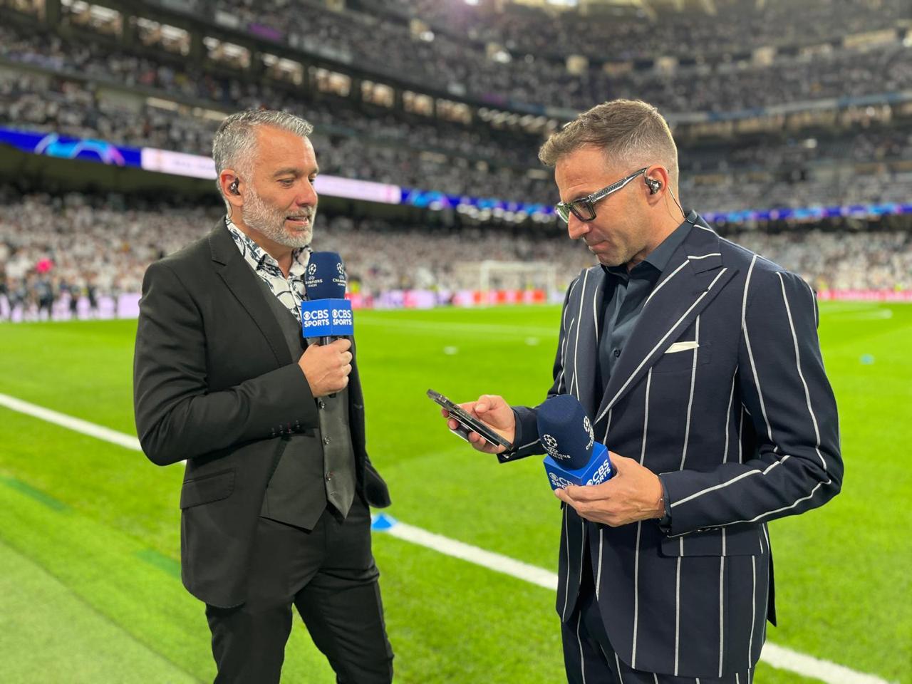Guillem Balague with Alessandro Del Piero