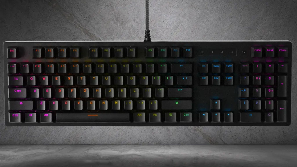 dark matter by monoprice aether optical mechanical gaming keyboard