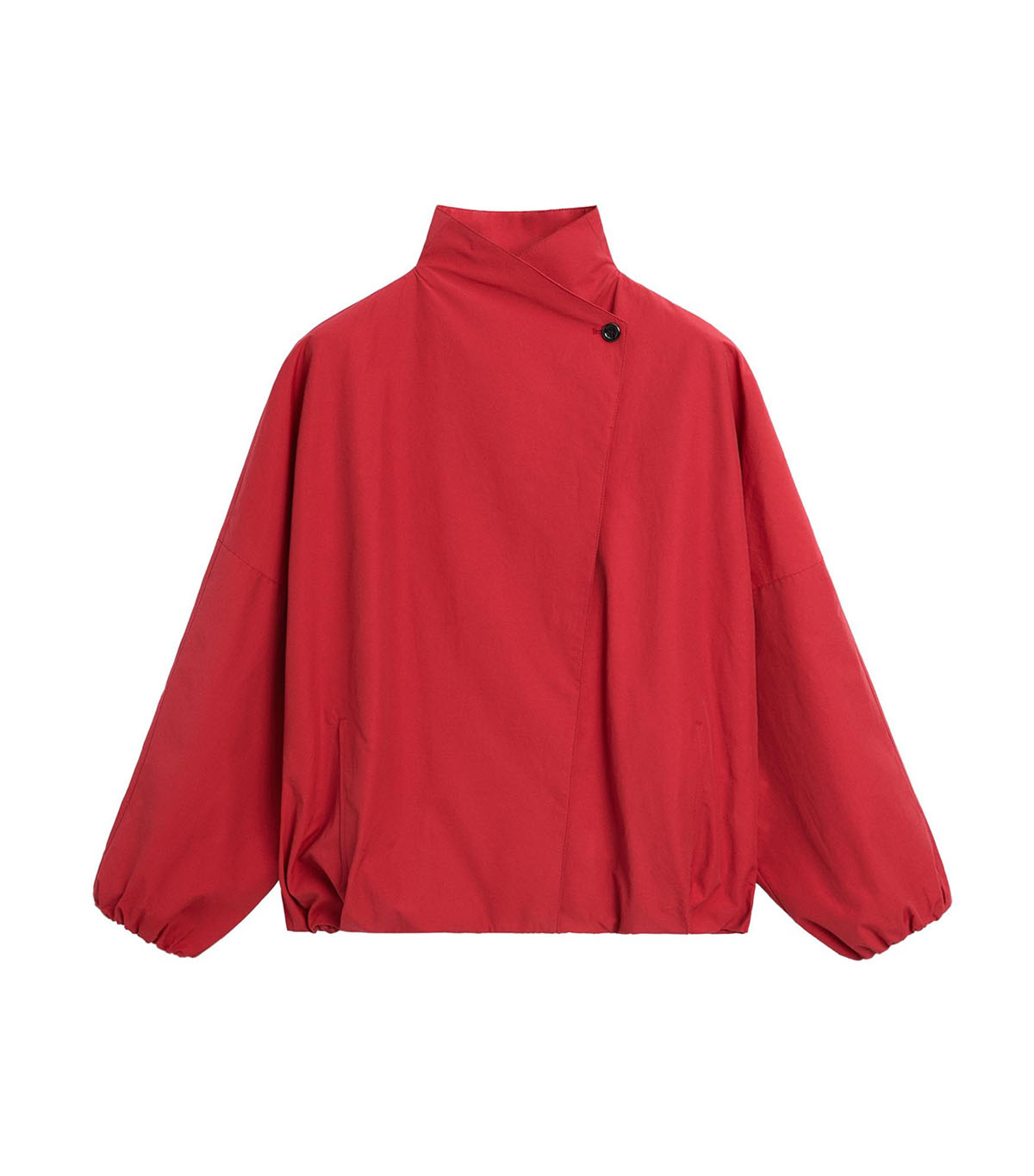 Massimo Dutti, Cotton Blend Technical Jacket With Side Button
