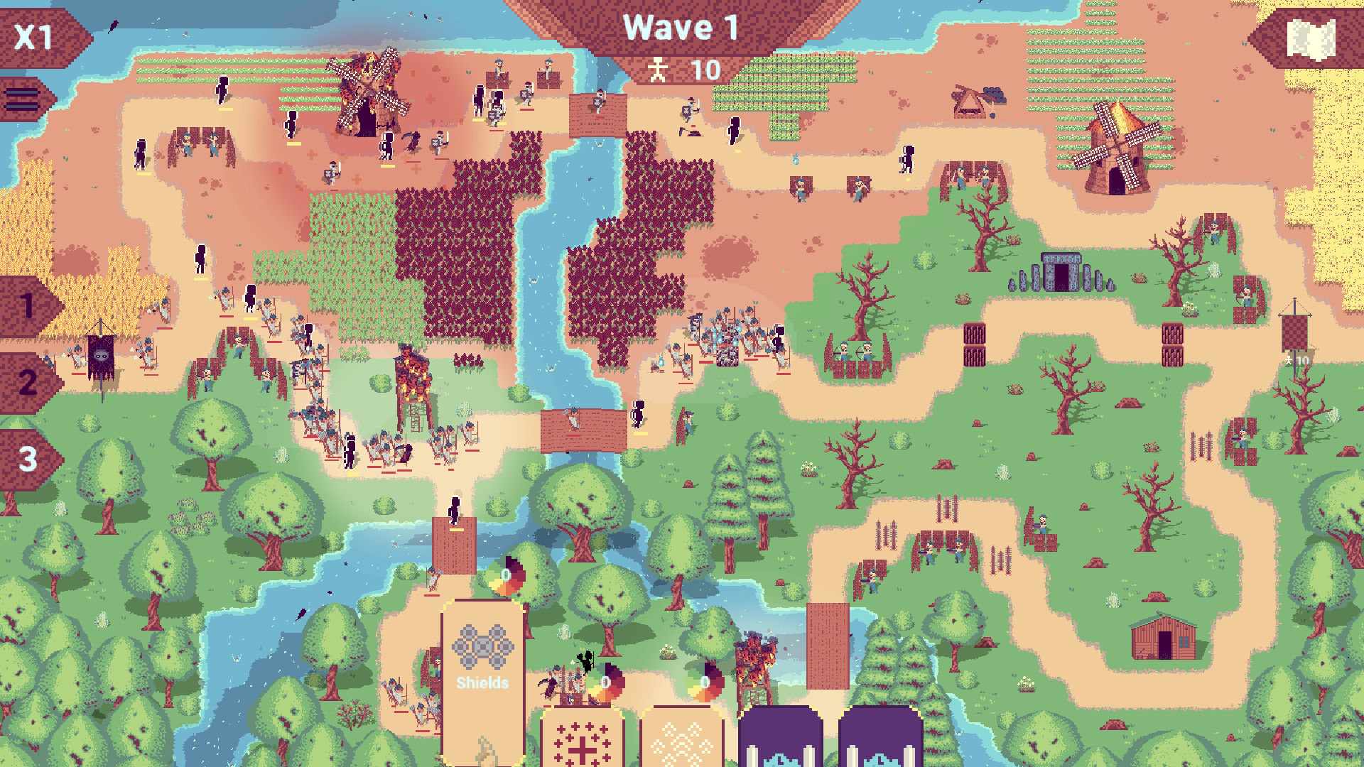 Countless Army gameplay screenshots.