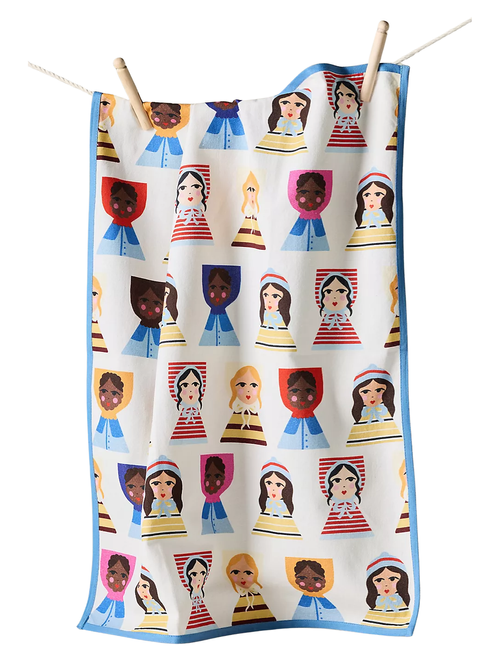 Damson Madder Doll Dish Towel