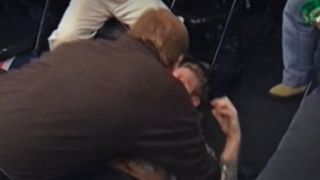 A fight breaking out on The Jerry Springer Show