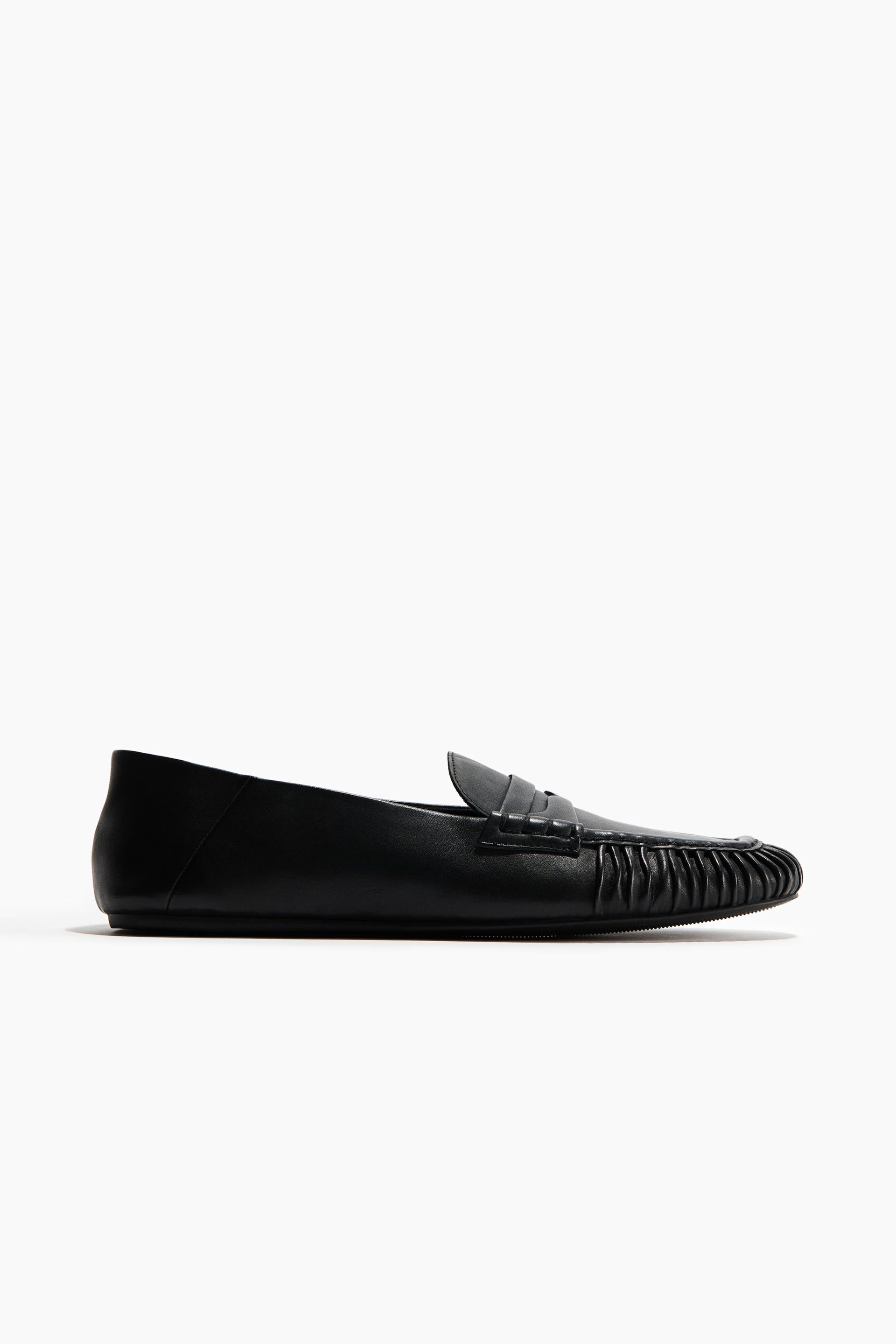 Leather Loafers - Burgundy