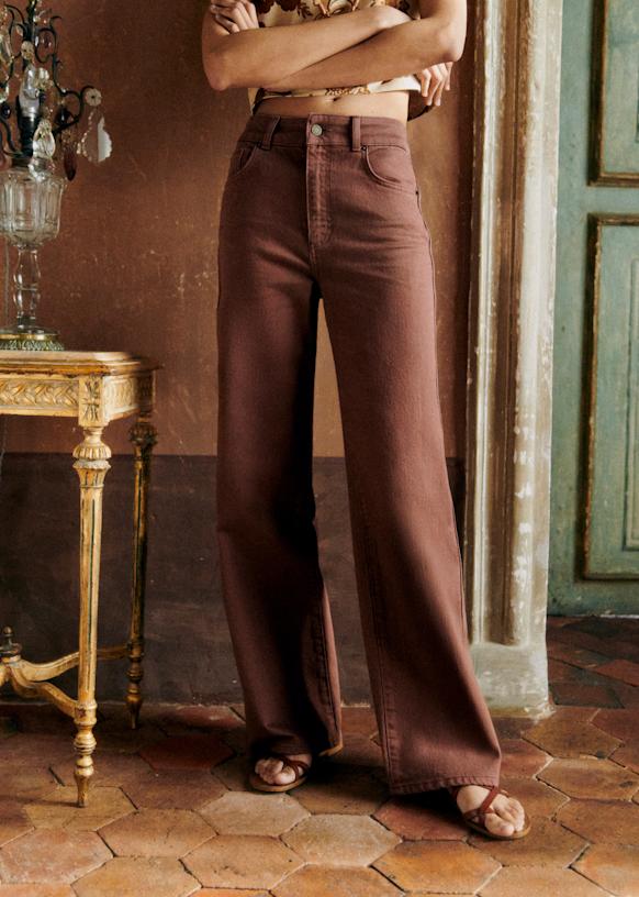 New 70&#039;s Trousers - Brown - Organic Cotton - Organic Textile - S&amp;eacute;zane