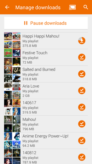 My currently pinned playlists. Yes, my choices are as odd as the rest of me.