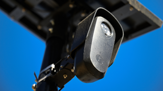 a Flock LPR camera