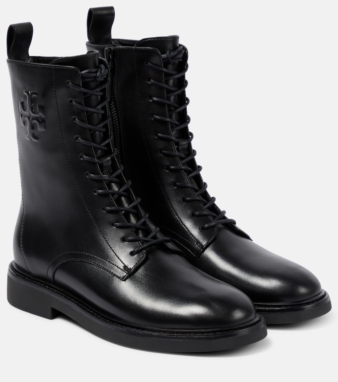 Leather Combat Boots