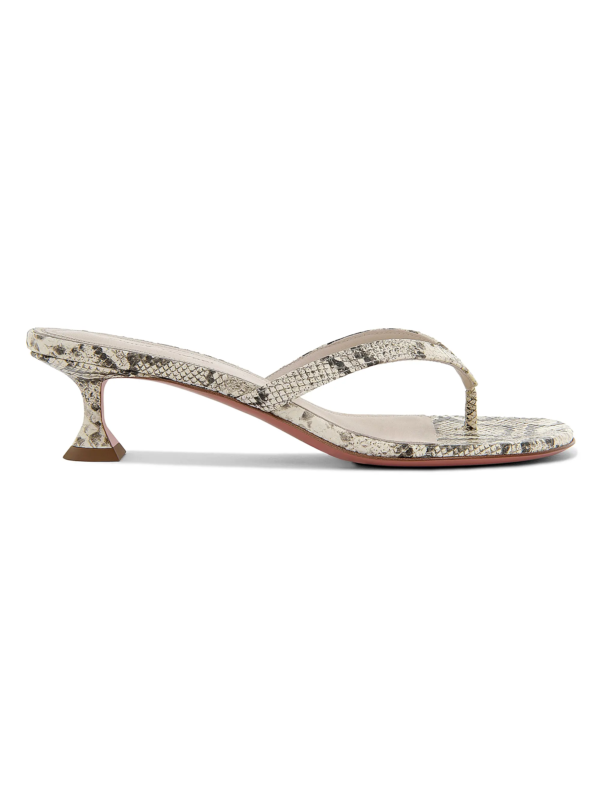 Cruz Juliette 45mm Snake-Embossed Leather Sandals