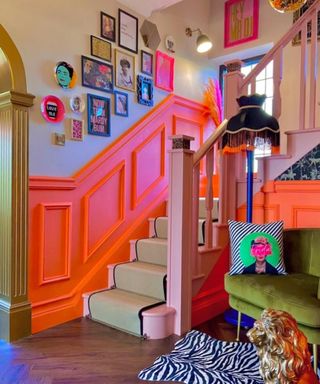 Colorful home makeover