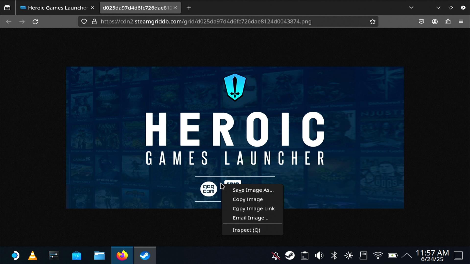 Heroic Launcher on Steam Deck