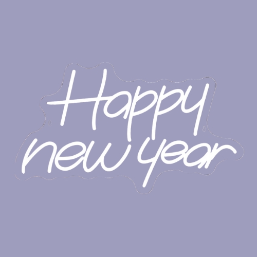 Neonawall, Happy New Year Neon Sign Led New Year Neon Light Led Dimmable Light Up Sign With Usb Powered Neon Signs for Wall Party Bar Home Christmas Decor Family Kids Room Living Room Wedding 15.74&amp;rdquo;x9.05&amp;rdquo;