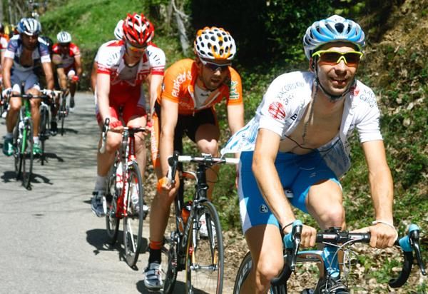 Marcos Garc&iacute;a (Xacobeo Galicia) rides to seventh place.