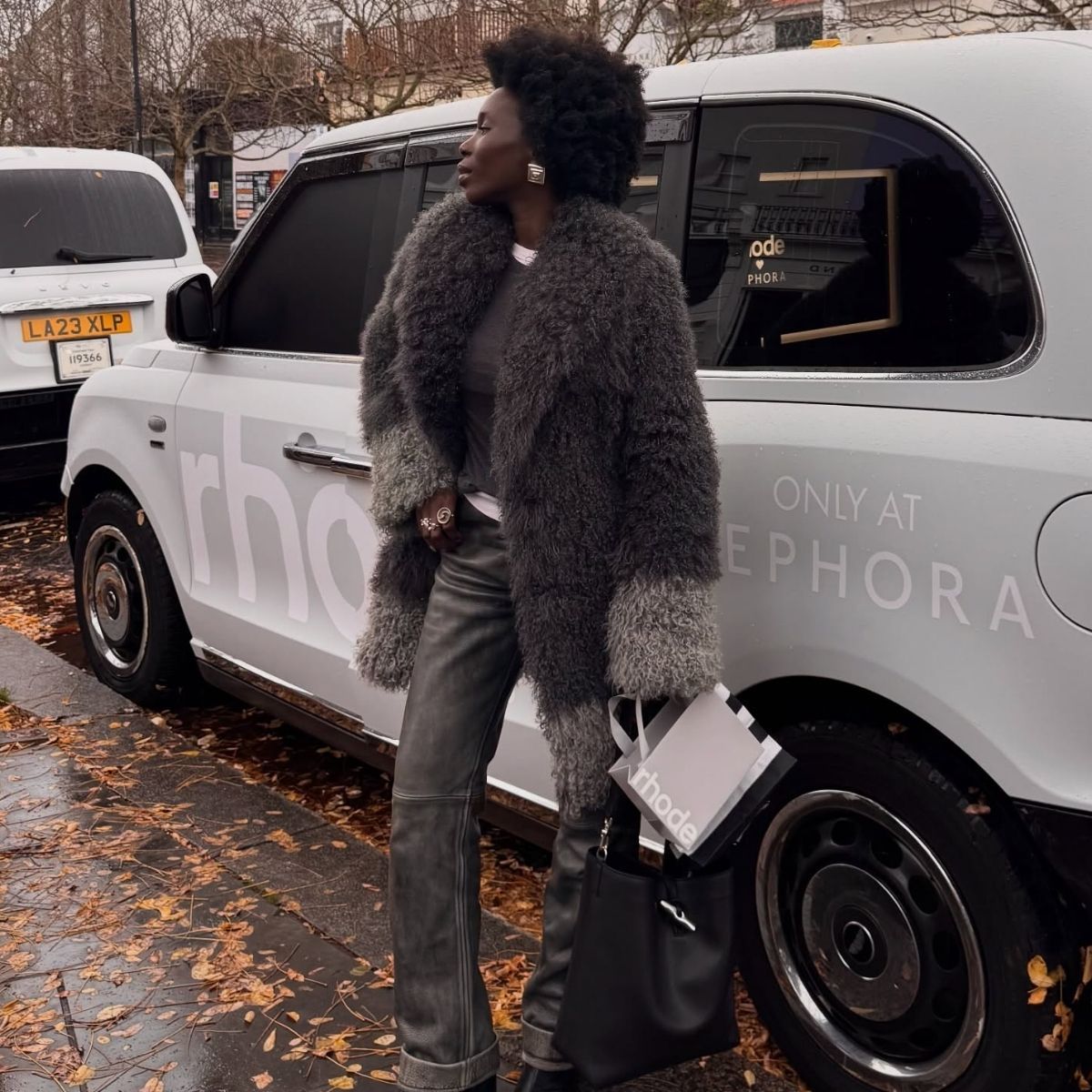 An image of @daniellejinadu wearing one of the biggest denim trends for 2026. 