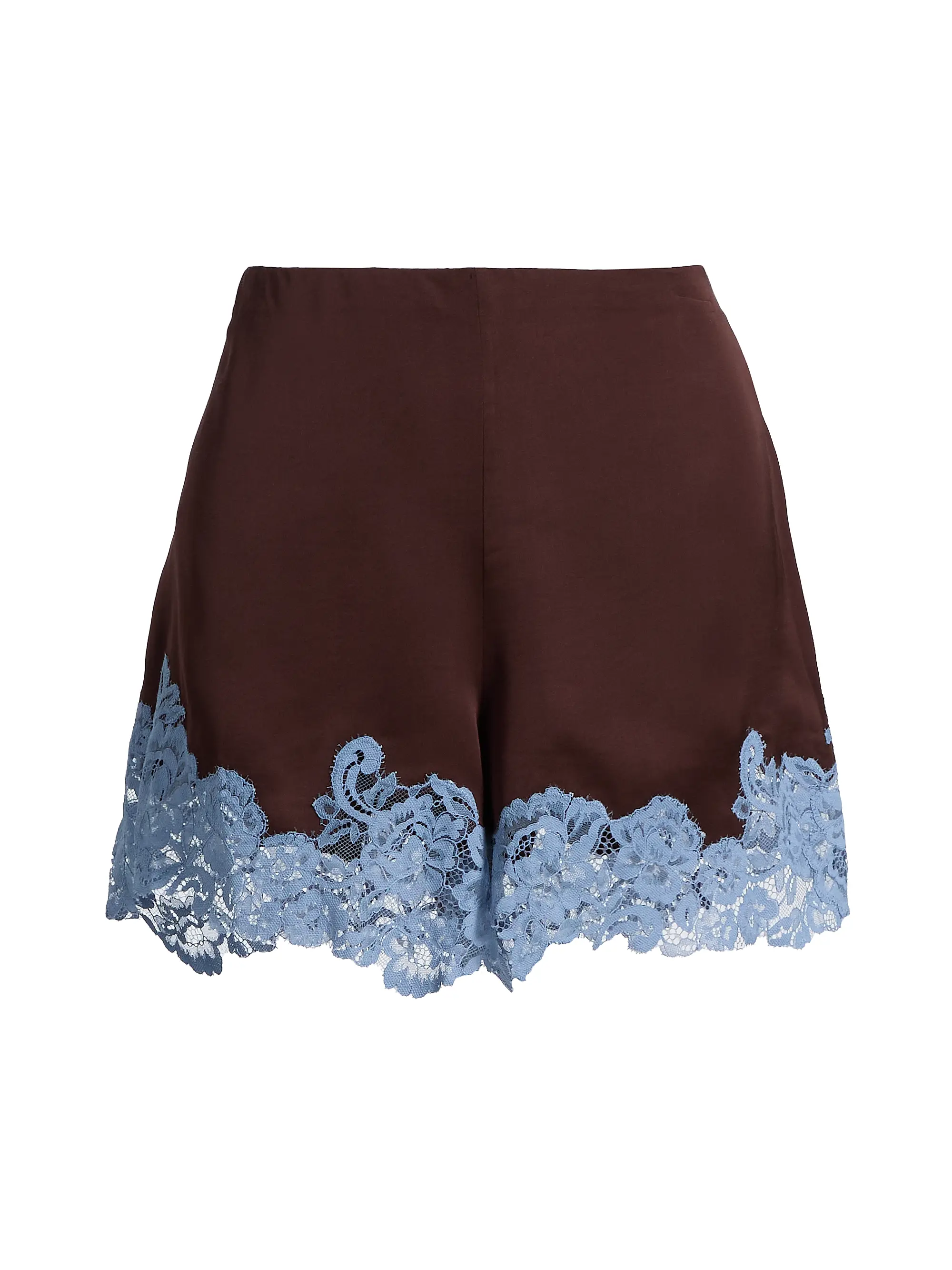 Pipa Contrast Lace-Trim Shorts