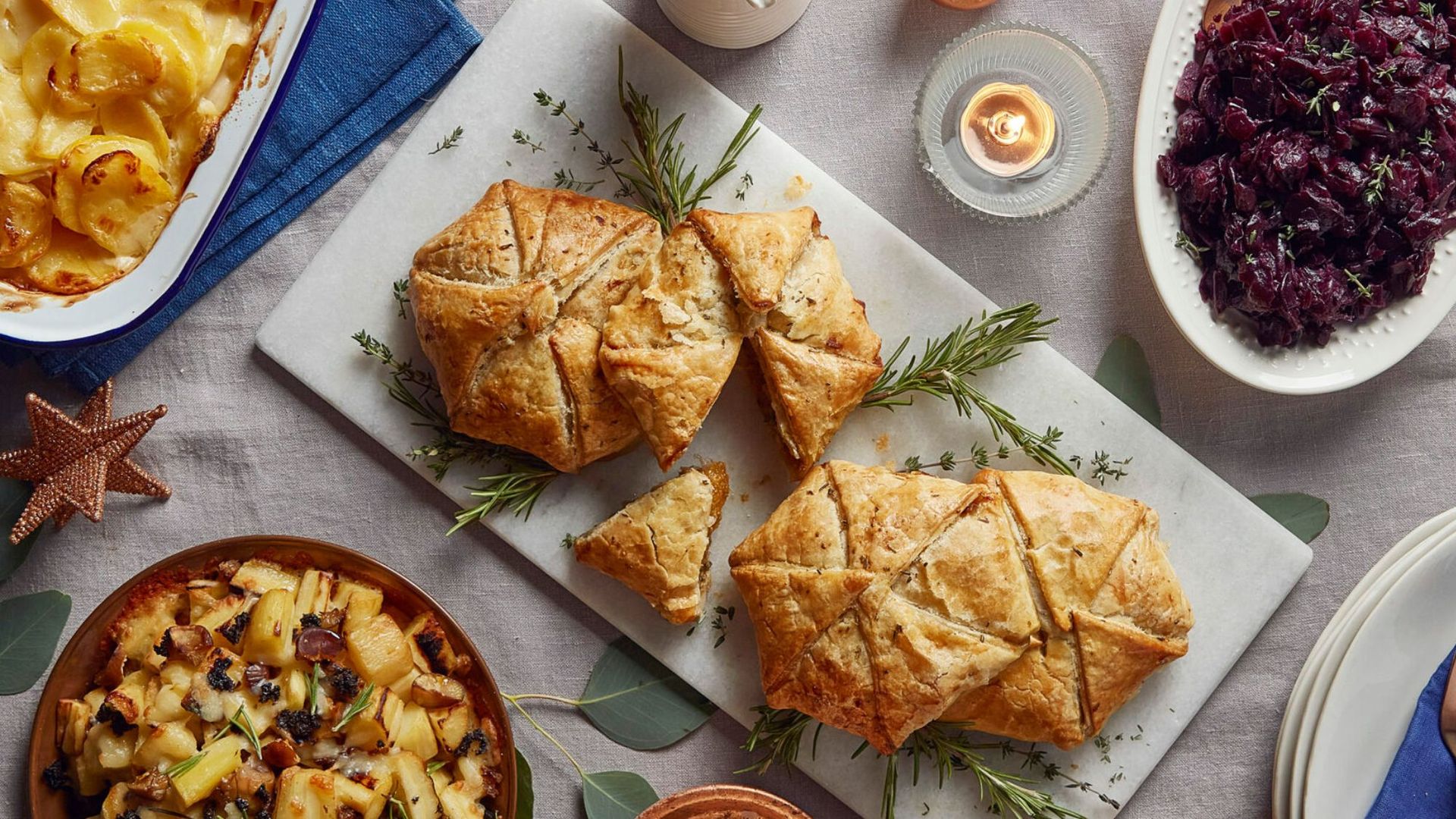 Côte Christmas vegetarian feast