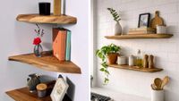 Some straight and corner shelving from SunWoodUkraine.