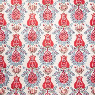 large scale suzani ottoman fabric
