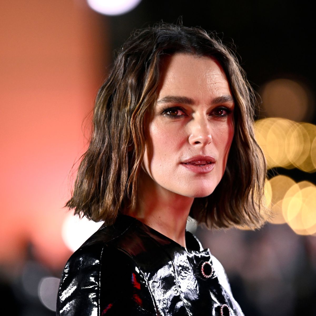 Keira Knightley attends the Black Doves season one premiere