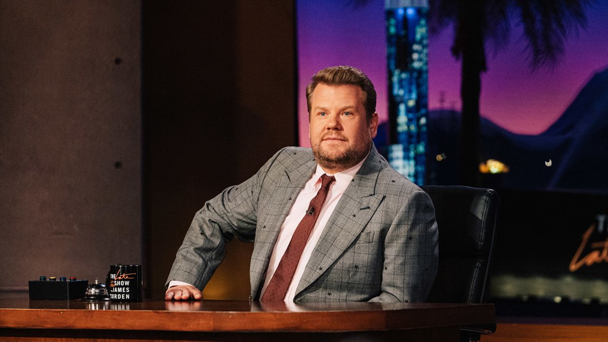 James Corden on the set of &#039;The Late Late Show with James Corden&#039;