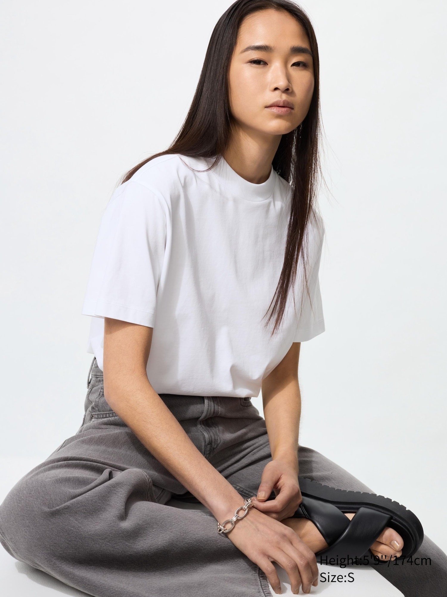 Airism Cotton Oversized Crew Neck T-Shirt