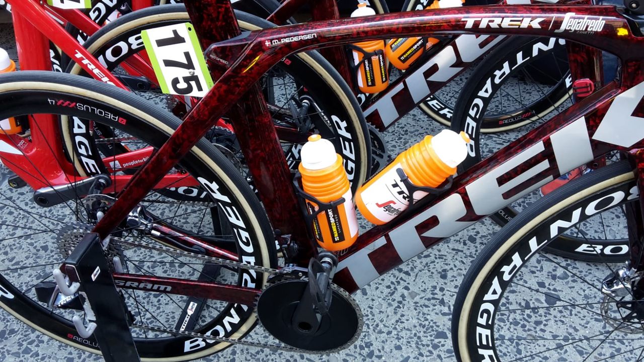 Mads Pedersen's bike for E3 Harelbeke