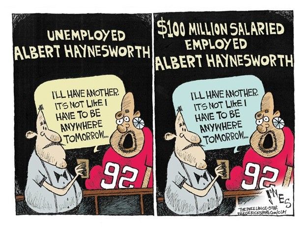 Haynesworth: At least he&amp;#039;s consistent