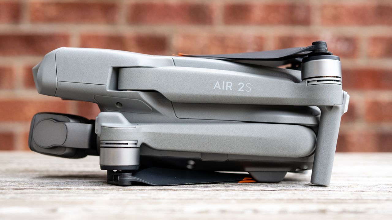 The side of the DJI Air 2S drone