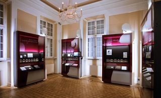 Dedicated to the females in his life, this room features cabinets that relate to not just his mother, sister and girlfriend but his friends, pupils and patrons.