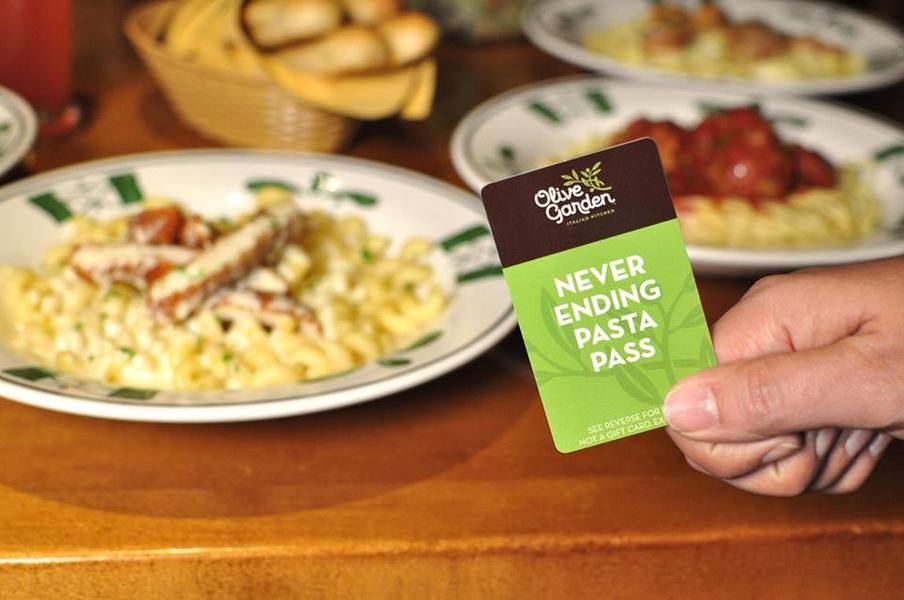 Olive Garden offers 7-week unlimited &amp;#039;Pasta Pass&amp;#039; for $100