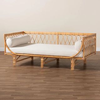 Wayfair, Davida Modern Bohemian Rattan Daybed