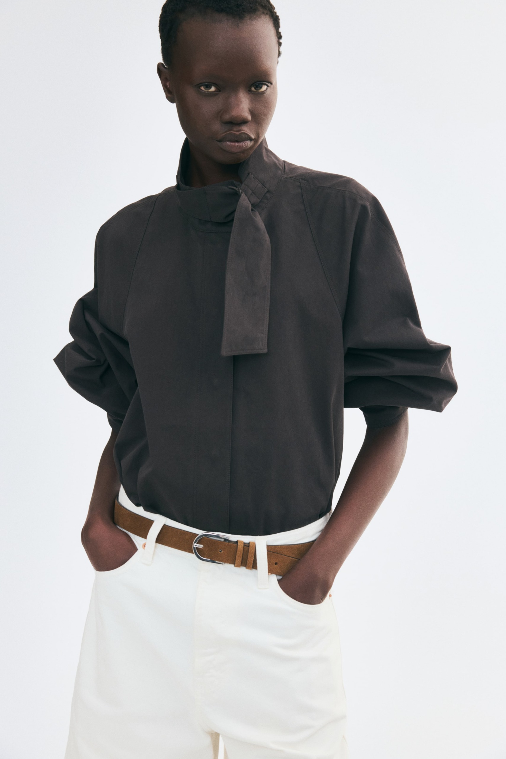 Oversized Twill Jacket