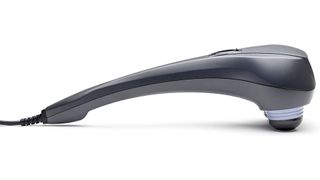 Thumper Sport Percussive Massager review: The device photographed in grey and from the side