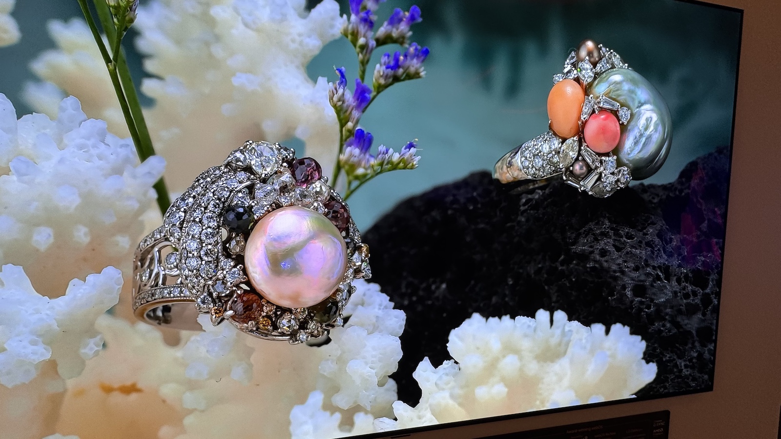 The LG W6 OLED TV, pictured in situ on a stand at CES 2026