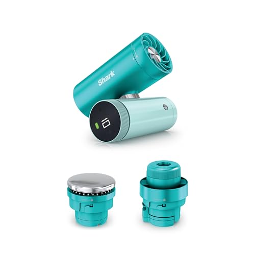 Shark Chillpill &amp;ndash; the Only 3-In-1 Personal Cooling System With Fan, Instachill Cooling Plate &amp;amp; Dry-Touch Mist &amp;ndash; Portable, Handheld, Drops Skin Temp Up to 16&amp;deg;f, 10 Speeds, Glacier, Fa022bl