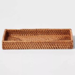 Threshold™ Rattan Bathroom Vanity Tray
