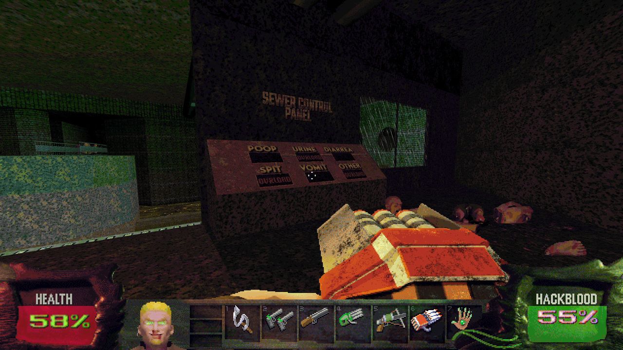 Sewer control panel in Slayers X