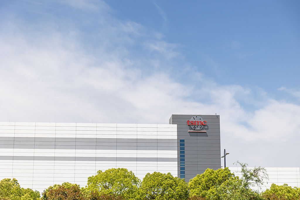 Taiwan Semiconductor Manufacturing Company (TSMC) factory on April 26, 2025 in Shanghai, China