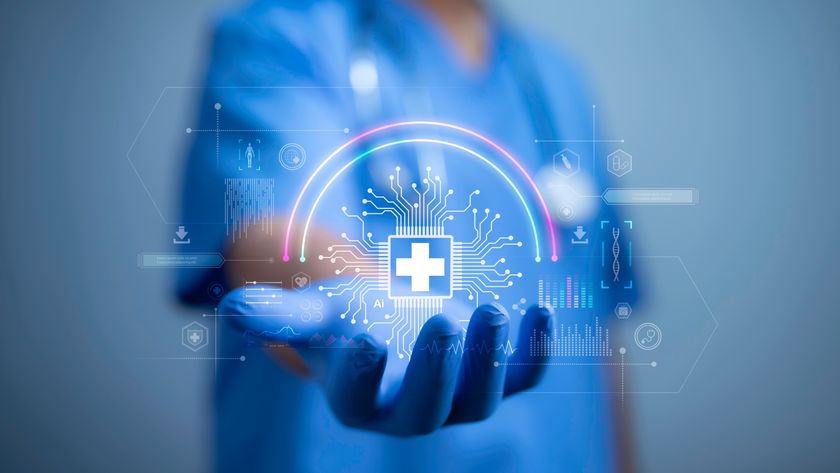 Doctor holding data in hand 