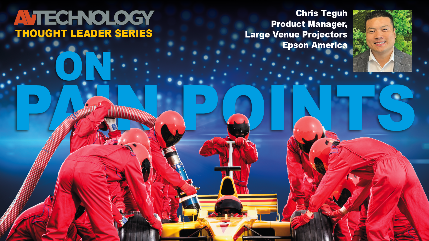 Chris Teguh, Product Manager, Large Venue Projectors at Epson America