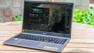 Acer Chromebook 515 running a Steam game
