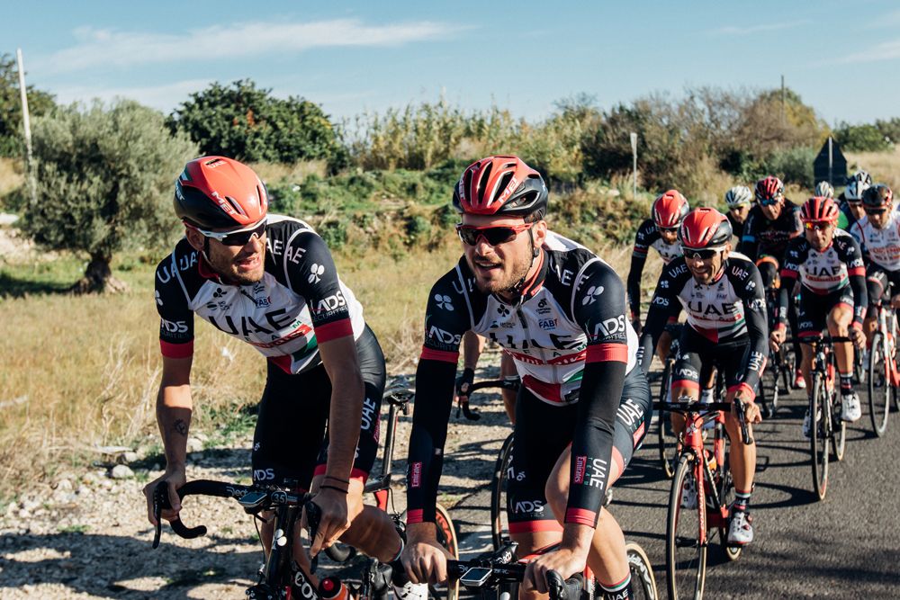 Filippo Ganna ad Oliviero Troia set the pace in training