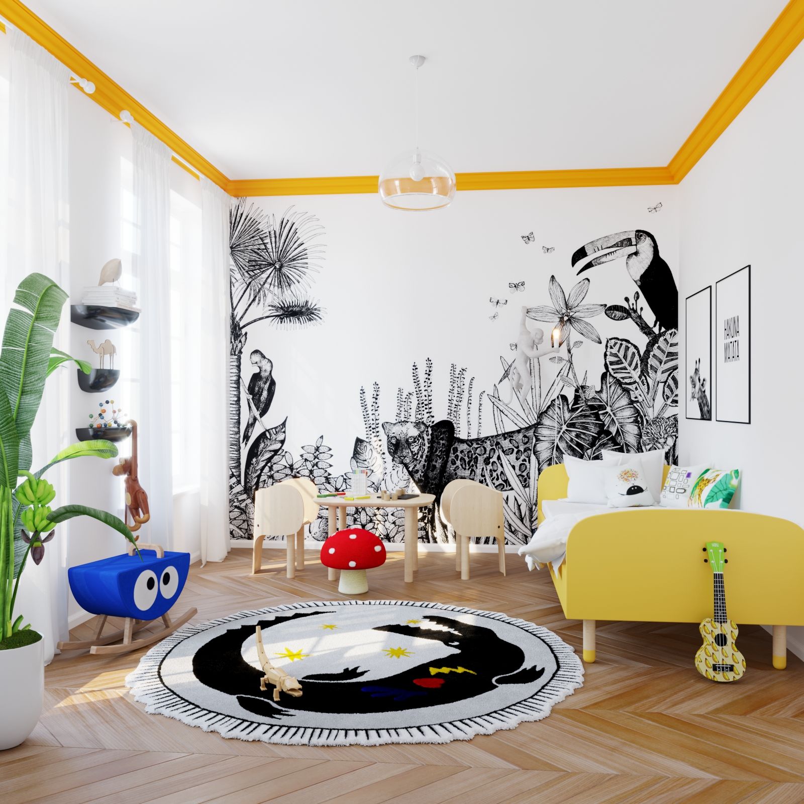 Dormitório da criança pelo Estúdio Sirio's bedroom by Studio Sirio