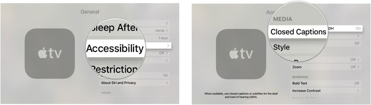 How to enable closed captioning on Apple TV | iMore