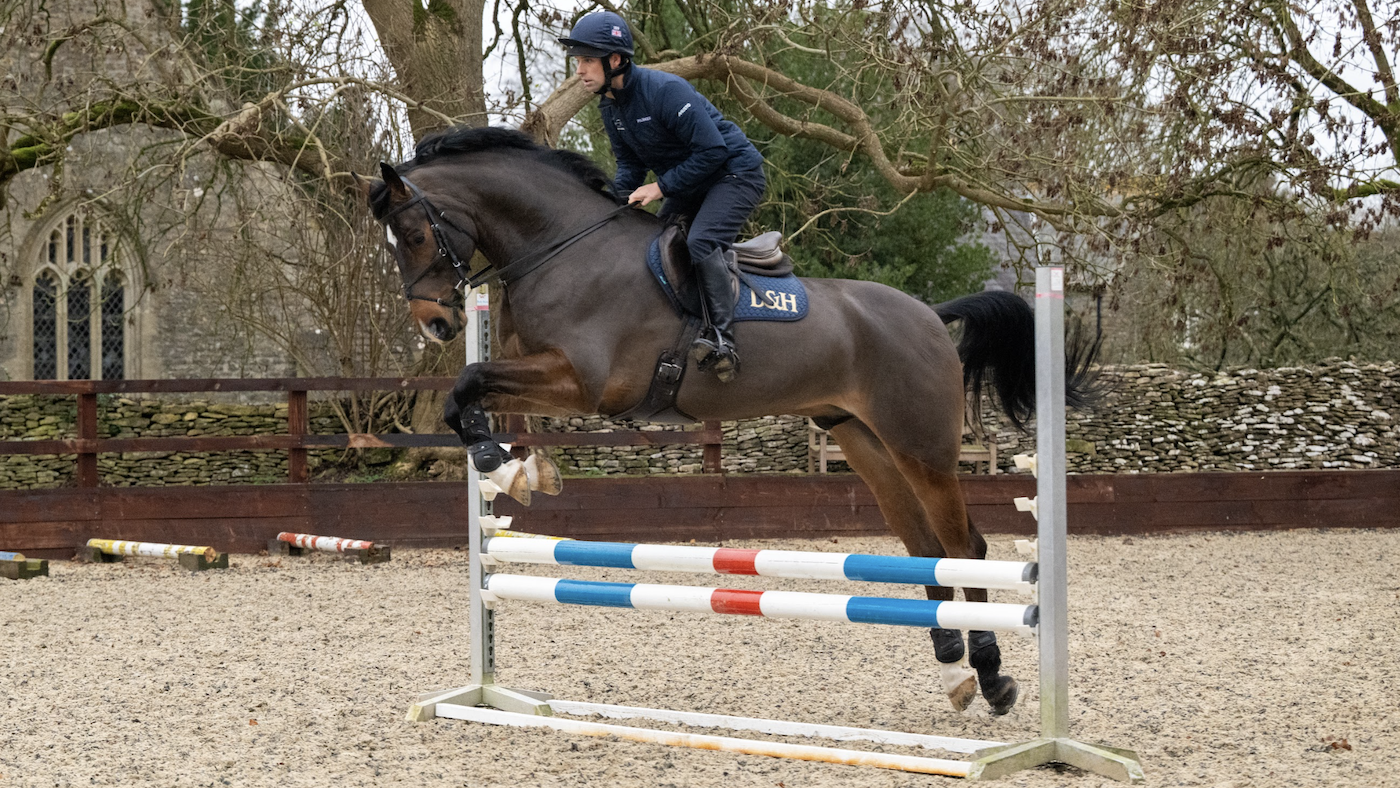 Harry Meade over a small upright fence
