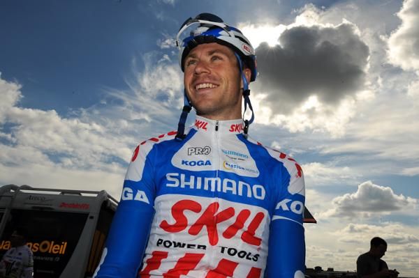 Mitch Docker (Skil-Shimano) was all smiles before the final stage in London.