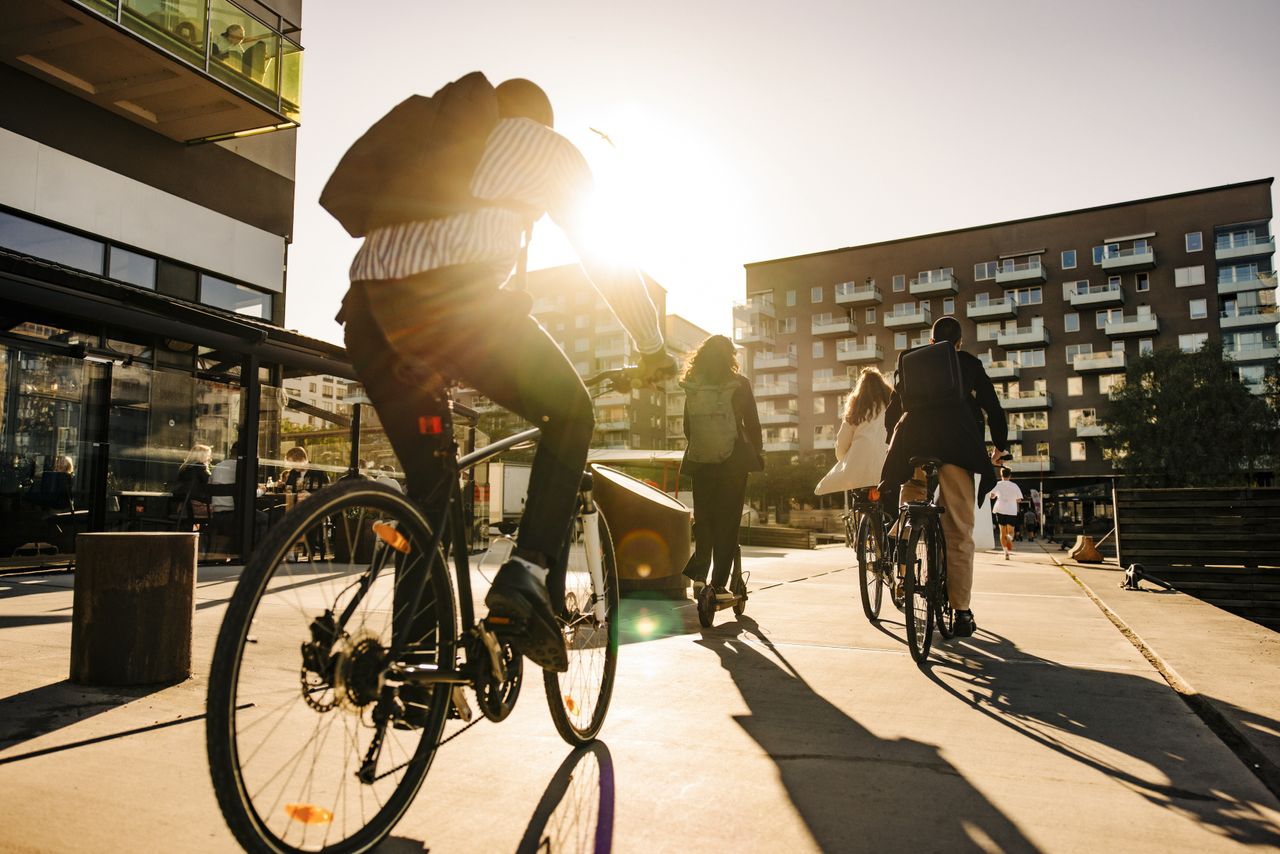 City cyclists