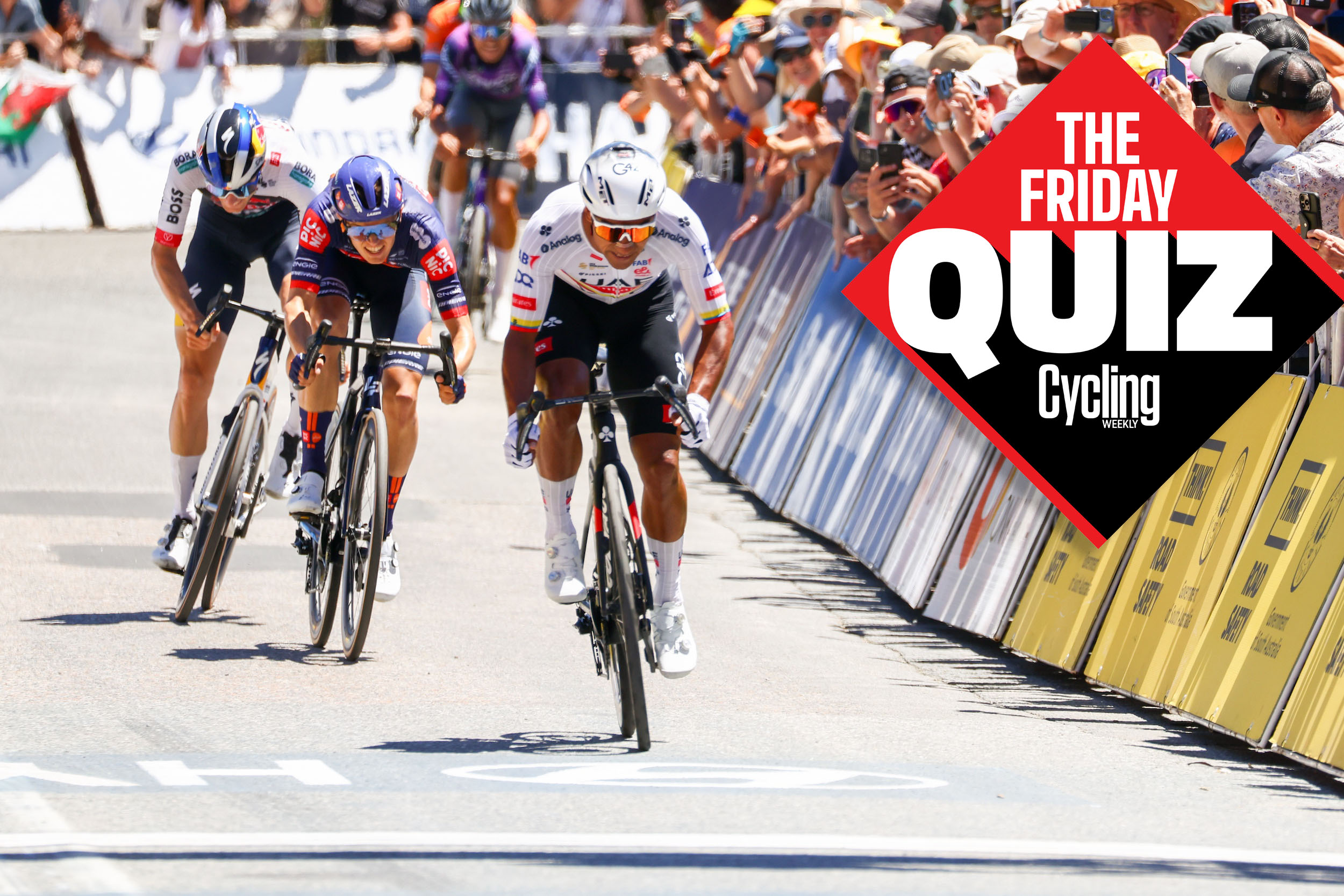 Jhonatan Narv&agrave;ez wins at the top of Willunga Hill in 2025